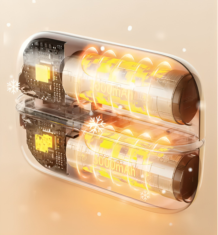 NYVA DuoHeat™ - Chauffe-mains magnétiques rechargeables 2 en 1